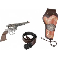 Gonher Metal revolver med hylster og b�lte