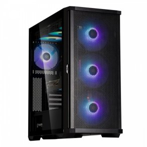 Case Z10 PLUS ATX Mid Tower 140mm ARGB Bl�ser x4
