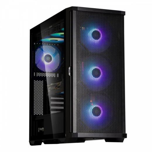 Case Z10 PLUS ATX Mid Tower 140mm ARGB Bl�ser x4