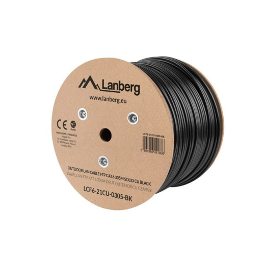 Kabel FTP Cat.6 CU 305 m wire udend�rs