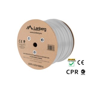 Kabel SFTP Cat.7 CU305m ledning LCS7L-11CU-0305-S