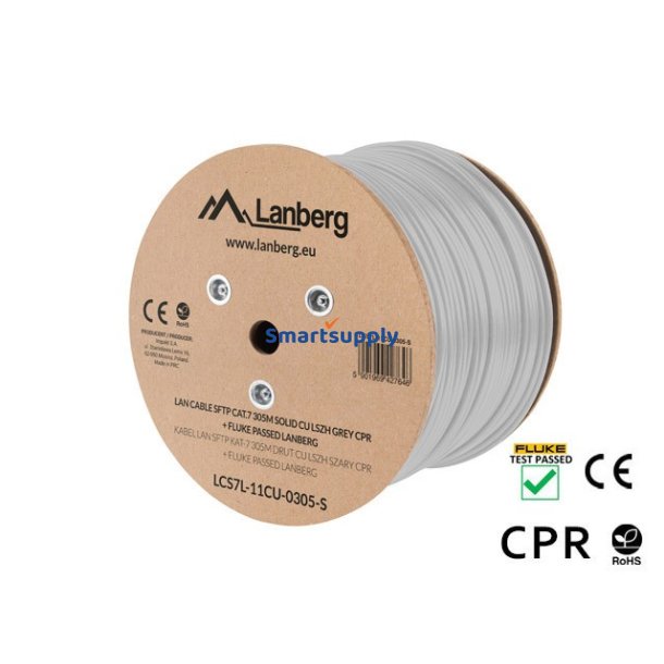 Kabel SFTP Cat.7 CU305m ledning LCS7L-11CU-0305-S