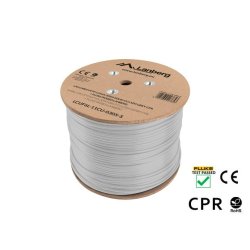 Kabel LAN UFTP Cat-6A 305M ledning CU LSZH CPR+ fluke best�et, gr�