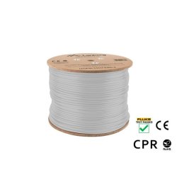 Kabel LAN UFTP Cat-6A 305M ledning CU LSZH CPR+ fluke best�et, gr�