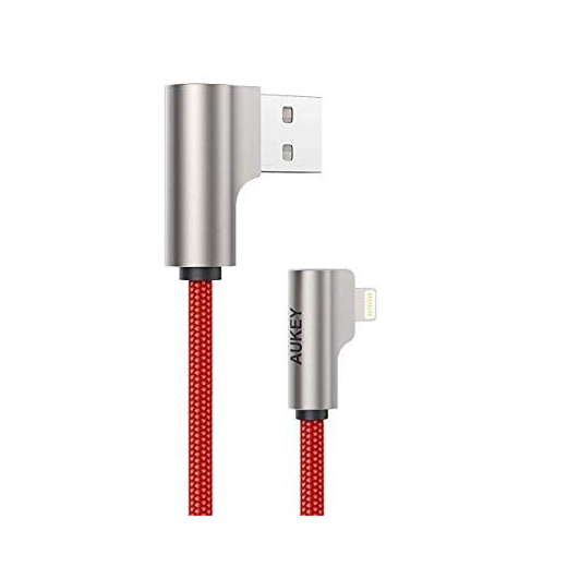 AUKEY CB-AL01 R�d OEM U SB - Lightning Nylon Ca