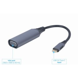 USB-C til VGA D-SUB Adapter