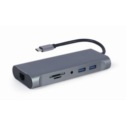 USB-C Hub USB-C PD GbE VGA HDMI 3xUSB 3.1 kort