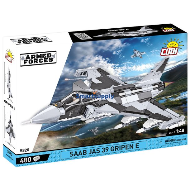 Bricks Armed Forces SAAB Jas 39 Gripen E 480 blokke