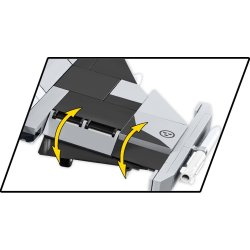 Bricks Armed Forces SAAB Jas 39 Gripen E 480 blokke