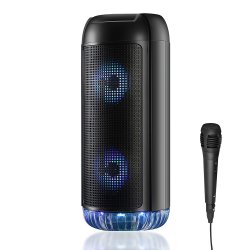 PartyBox UNI tr�dl�s H�jtaler med mikrofon og karaoke funktion Bluetooth 5.0 MT3174