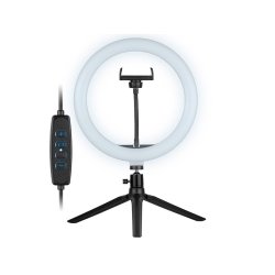 Ringlampe 26 cm med mini tripod
