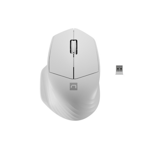 Tr�dl�s mus Siskin 2 1600 DPI Bluetooth 5.0 + 2.4GHz, hvid