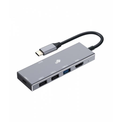 Adapter HUB USB C 7i1 - HDMI, USBx3, PD, SD/TF