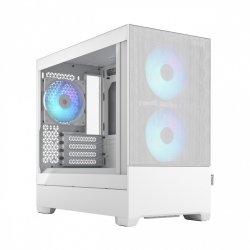 PC kabinet Pop Mini Air TG Clear Tint RGB hvid