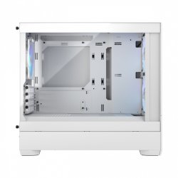 PC kabinet Pop Mini Air TG Clear Tint RGB hvid