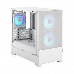 PC kabinet Pop Mini Air TG Clear Tint RGB hvid