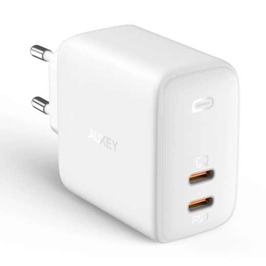 AUKEY PA-B4 Hvid Omnia GaN V�goplader 2xUSB
