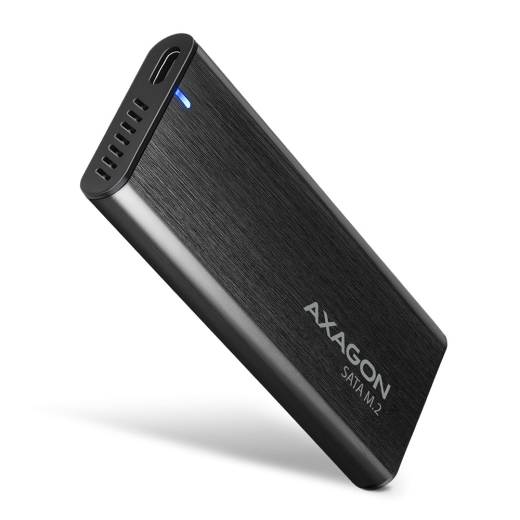 ALU boks EEM2-SBC USB-C 3.2 Gen 2 - M.2 SATA SSD 30-80mm