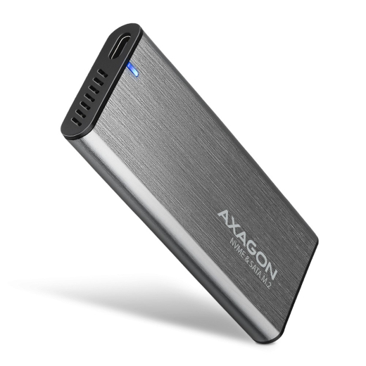 ALU boks EEM2-SG2 USB-C 3.2 Gen 2 - M.2 NVMe / SATA SSD 30-80mm