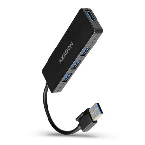 HUE-G1A 4x USB3.2 Gen 1 SLIM hub m. 14cm Type-A kabel