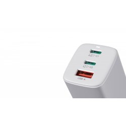 Lader ILUC65 GaN 65W USB-C hvid