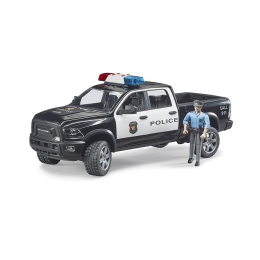 Politi truck RAM 2500 med politimand