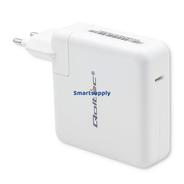 Str�moplader FAST 96W USB C PD, hvid, 5V 20V