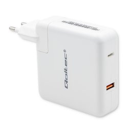 Str�moplader GaN FAST 108W, USB C, hvid