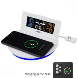 Tr�dl�s vejrstation med Qi GB213