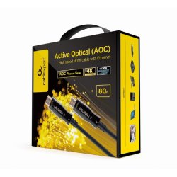 Kabel AOC High Speed HDMI med ethernet premium 80 m