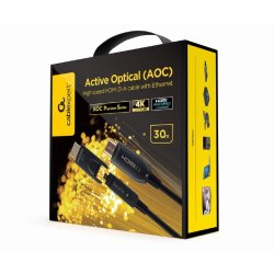 Kabel AOC High Speed HDMI med ethernet 30 m med adapter D/A