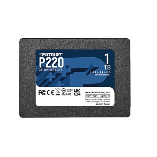 SSD 1TB P220 550/500 MB/s SATA 3 2.5 inches