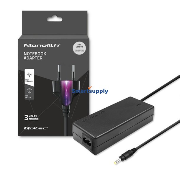 Str�mforsyning til Lenovo 45W | 20V | 2.25 | 4.0 * 1.7 | + Str�mkabel