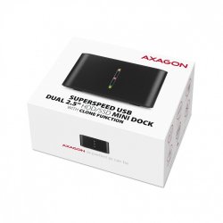AXAGON ADSA-D25, USB 3.2 Gen 1 2xSata 6G 2.5in