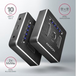 Docking Station ADSA-M2C, USB-C 3.2 Gen 2 - 2x M.2 NVMe SSD KLON MASTER