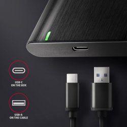 AXAGON EE25-A6C USB-C 3.2 GEN 1 SATA 6G 2.5inc
