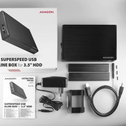 Ekstern ALINE Box EE35-XA3 USB 3.2 Gen 1 - SATA 3.5 tommer