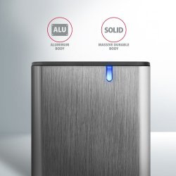 ALU boks EEM2-SG2 USB-C 3.2 Gen 2 - M.2 NVMe / SATA SSD 30-80mm