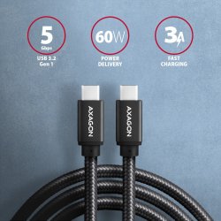AXAGON BUCM3-CM20AB wire USB-C - USB-C 3.2 GEN