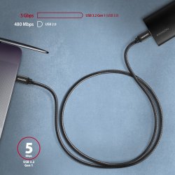 AXAGON BUCM3-CM20AB wire USB-C - USB-C 3.2 GEN