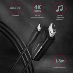 Kabel RVC-DPC USB-C til DispalyPort