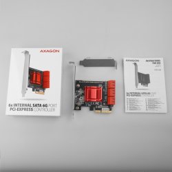 PCIe Controller 6x intern SATA 6G port + LP PCES-SA6