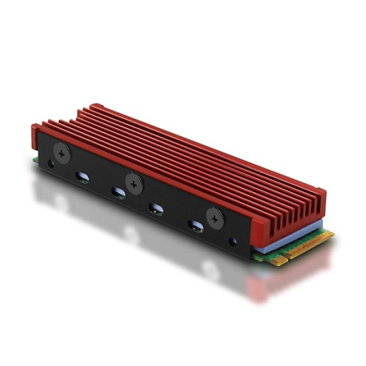 CLR-M2 passiv - M.2 SSD, 80mm SSD, ALU krop, silikone termiske puder
