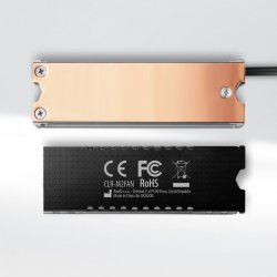 AXAGON CLR-M2FAN, aktiv bl�ser M.2 SSD, 80mm SSD