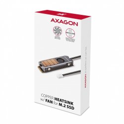 AXAGON CLR-M2FAN, aktiv bl�ser M.2 SSD, 80mm SSD
