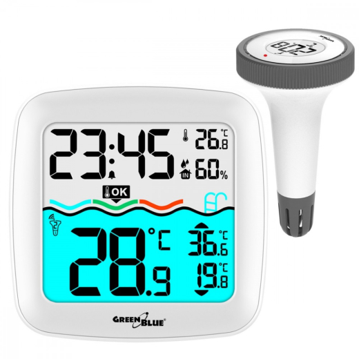 Tr�dl�s pooltemperatursensor GB216