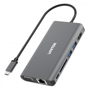 HUB 8-i-1 USB-C 3.1; PD 100W; D1019B