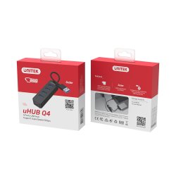 HUB USB-A; 4x USB 3.1L Aktiv; 10W; H1117A