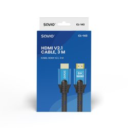 Kabel HDMI CL-143 v.2.1 3m