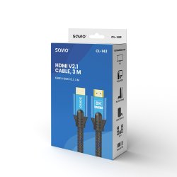 Kabel HDMI CL-143 v.2.1 3m